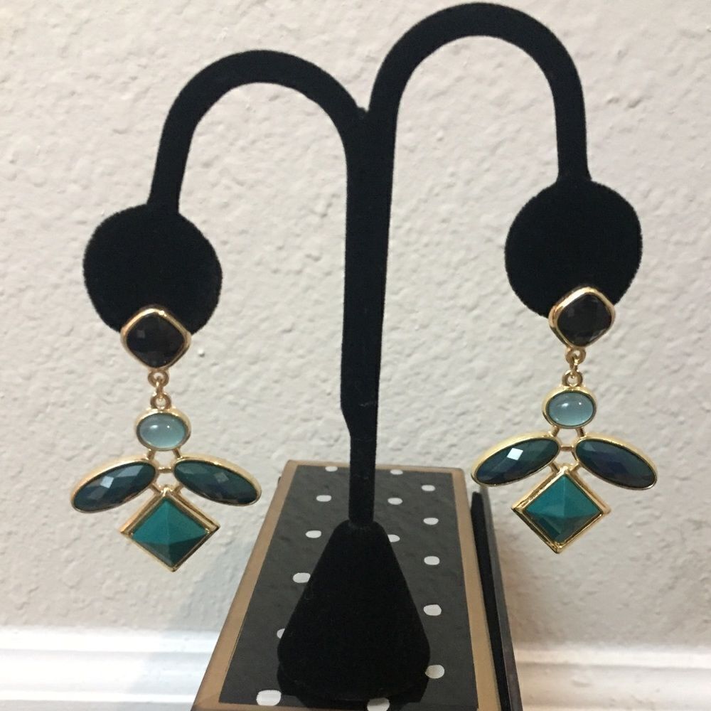 Gemstone Statement Earrings